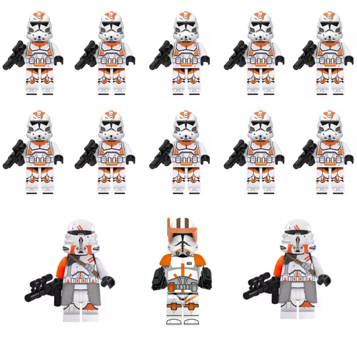 212th Battalion Clone Trooper Set with Commander Cody