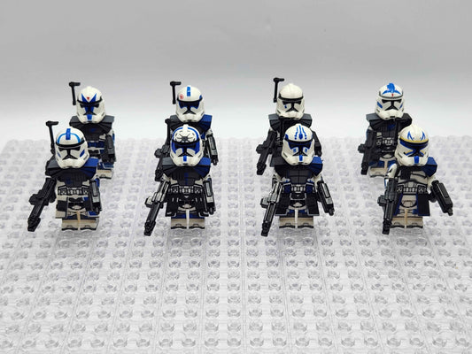 501st Legion Commanders Set of 8 with Blasters