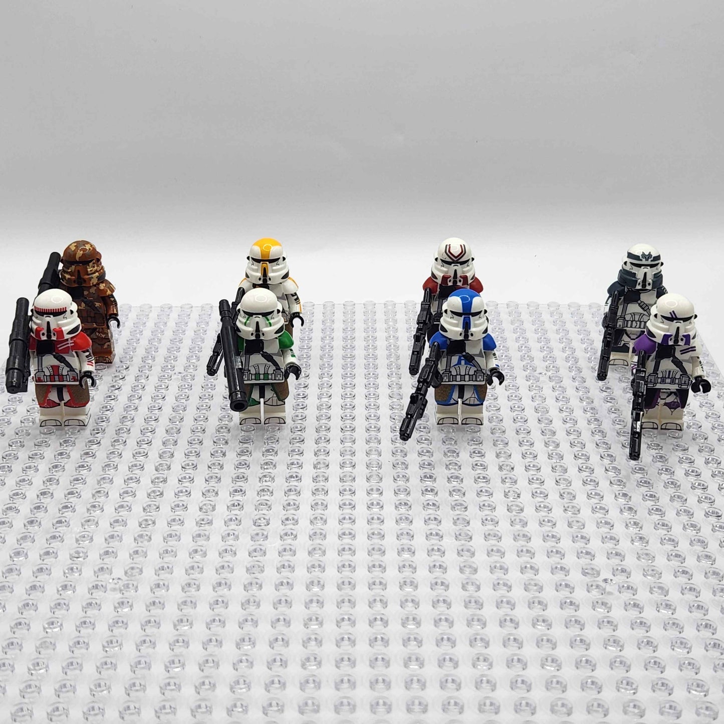 Airborne Clone Trooper Squad Variety with Blasters 8pcs