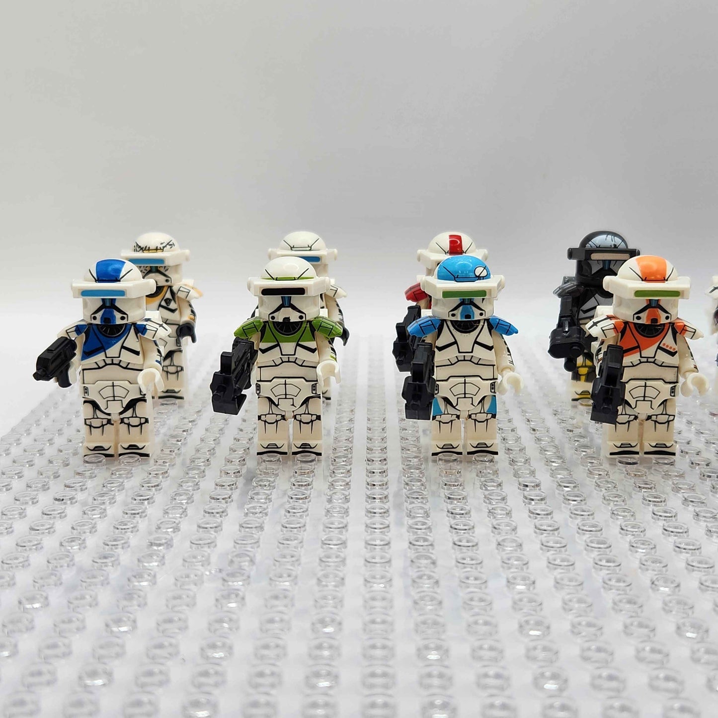 NEW RELEASE! Clone Commandos Delta Squad Set of 12 with Blasters