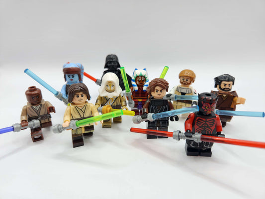 Jedi & Sith Set of 10 with Vader, Skywalker, and more