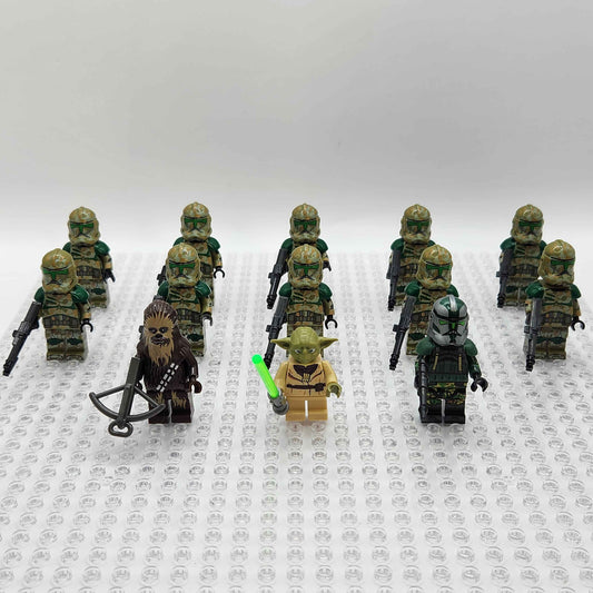 Kashyyyk Camo Clone Troopers Set of 13